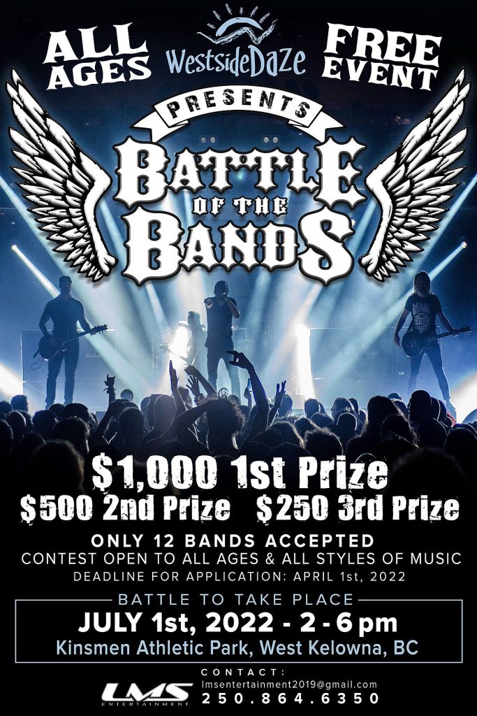 LMS Battle Of The Bands 2022 - Westside Days Kelowna BC