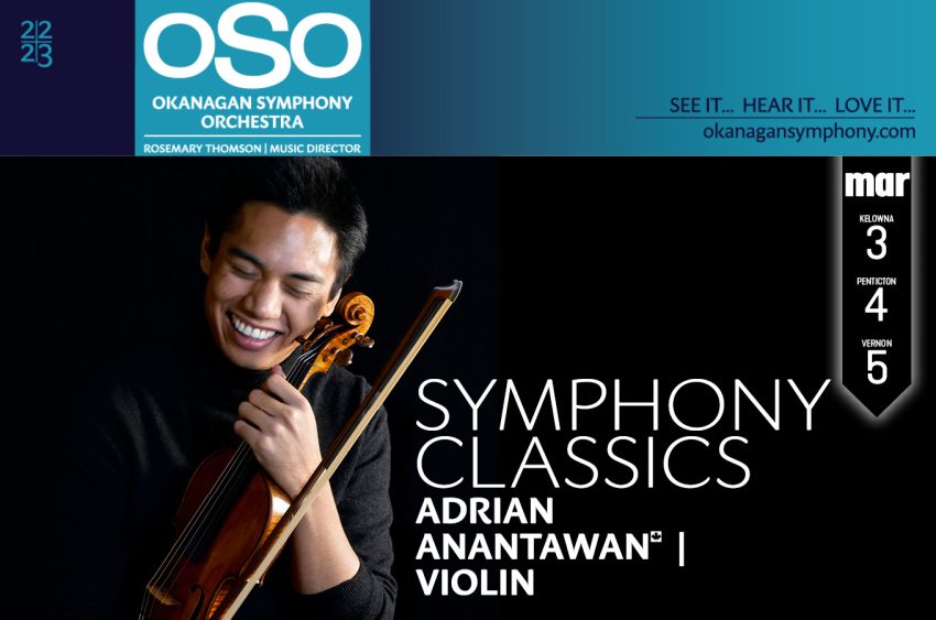 Okanagan Symphony presents "SYMPHONY CLASSICS" with Adrian Anantawan, violin Gonzo Events