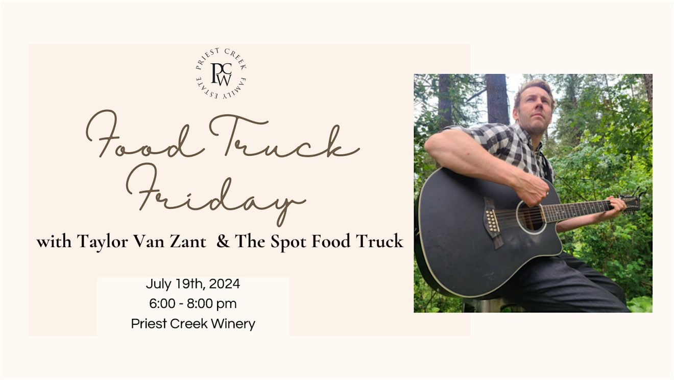 Food Truck Friday featuring Taylor Van Zant - Gonzo Events Calendar for ...